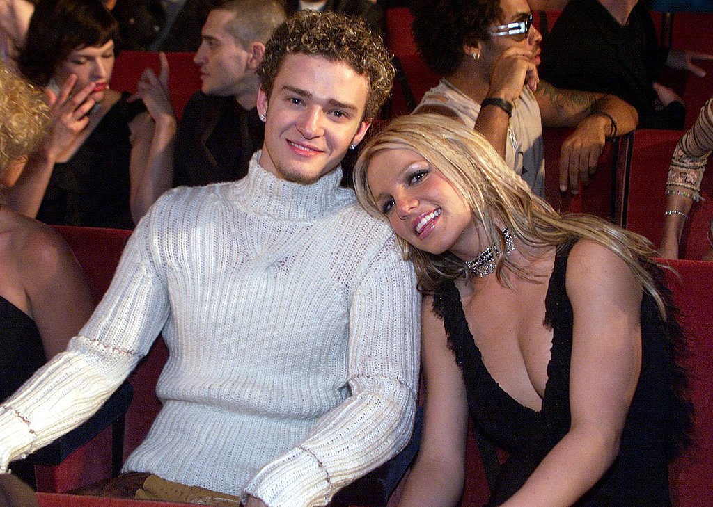 When he cuddled up with Britney at the 2000 MTV VMAs. When he cuddled up with Britney at the 2000 MTV VMAs.
