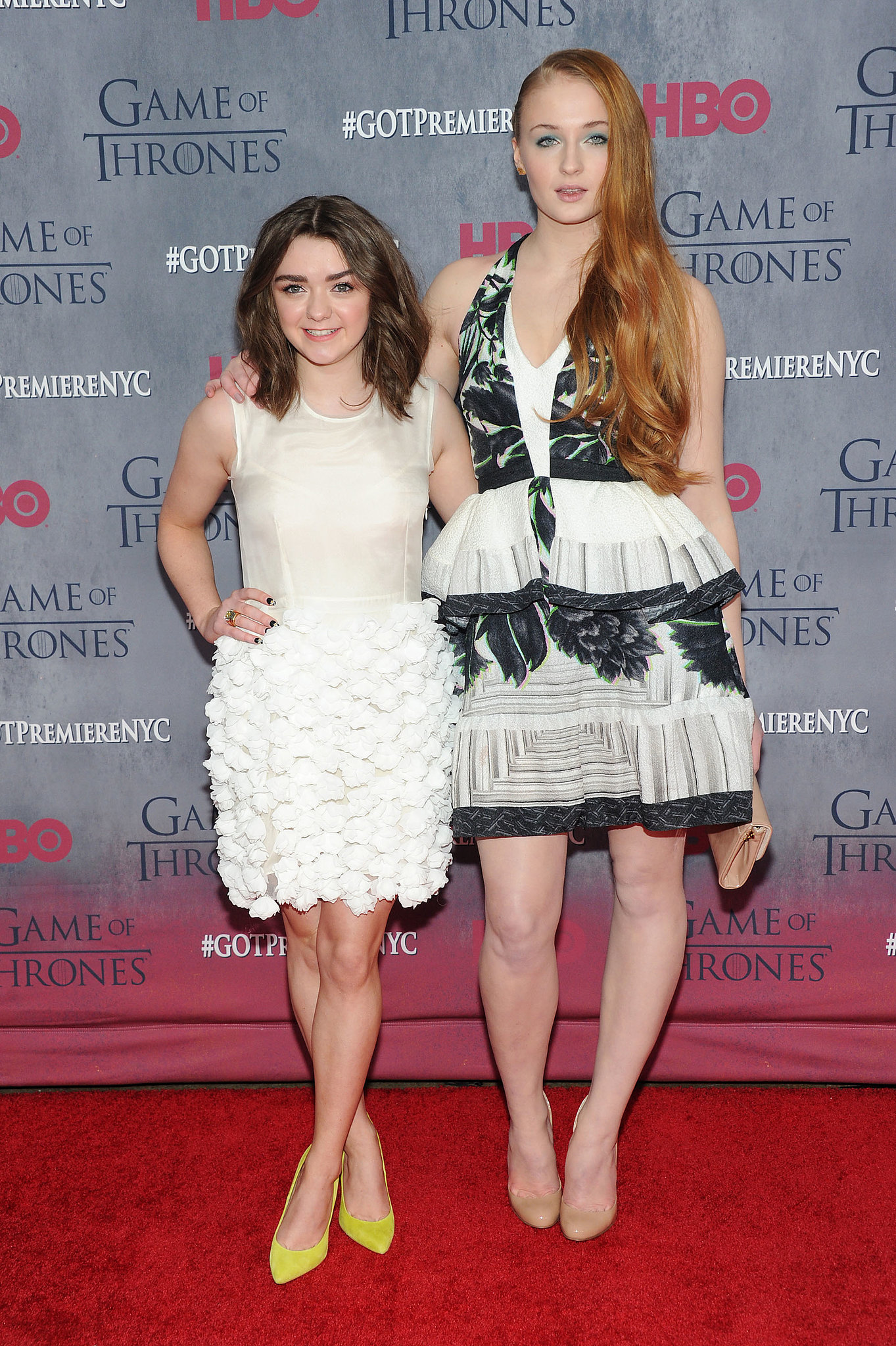 Maisie Williams And Sophie Turner Must See Pictures From The Game Of