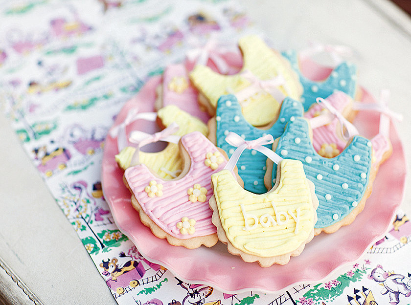 Baby Bib Cookies Baby Bib Cookies