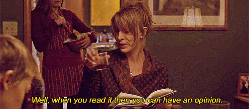 You will kick someone out of book club if they don't read the book.