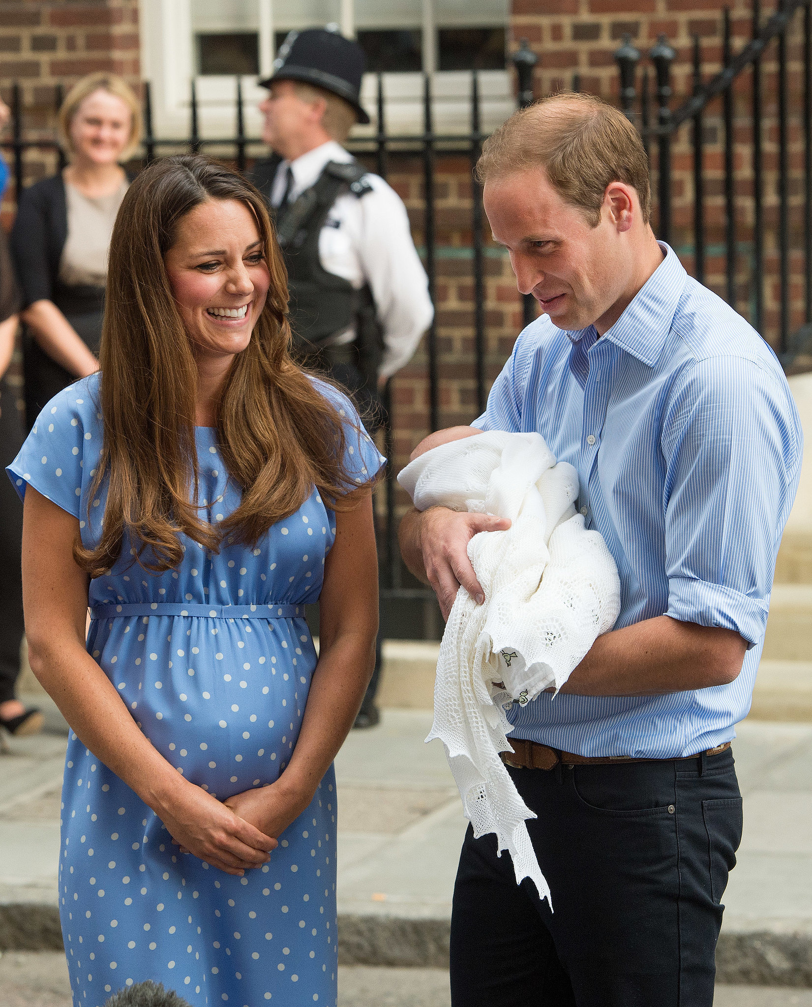 The Couple Glowed While Introducing Prince George To The World In The Royal Couple S Cutest