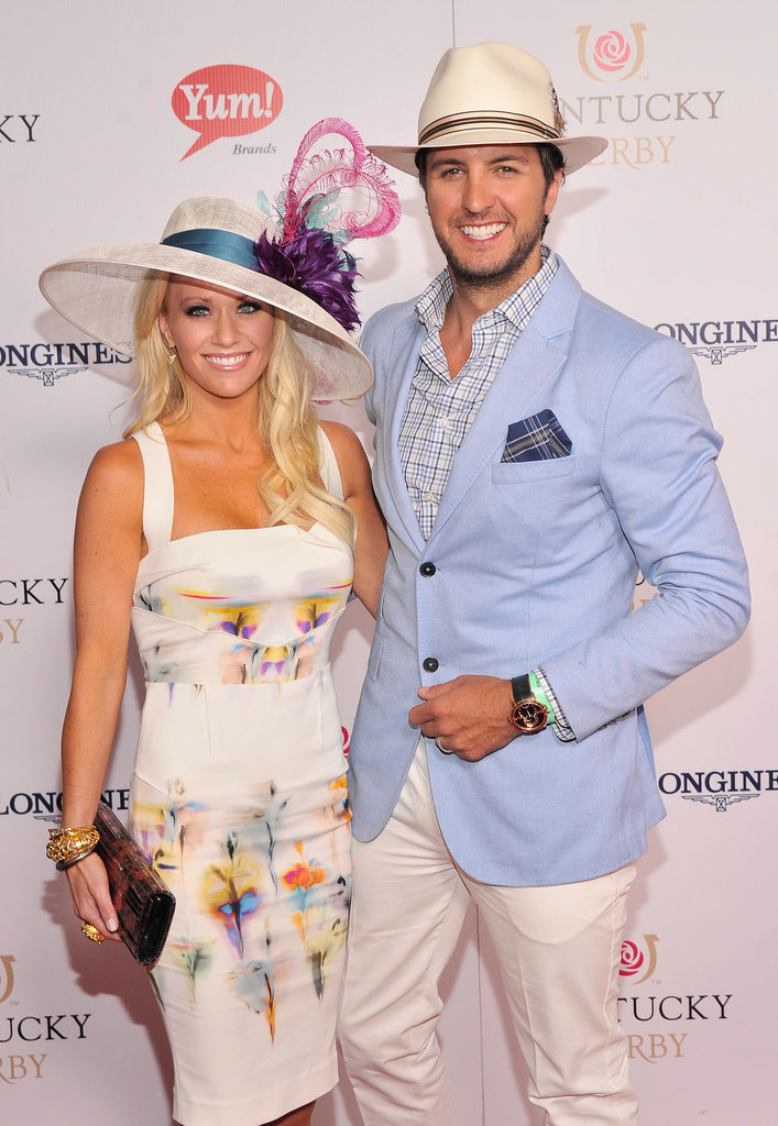 Luke Bryan and his wife, Caroline Boyer, coordinated their hats in 2013.
Luke Bryan and his wife, Caroline Boyer, coordinated their hats in 2013.