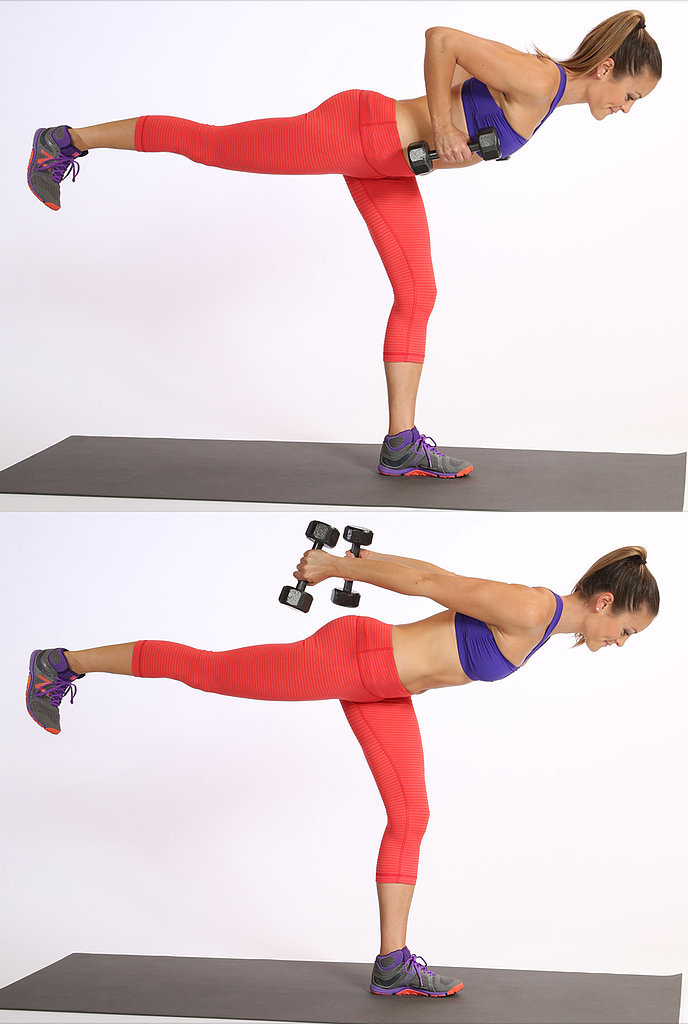 Circuit Two: Warrior Three Triceps Extension Circuit Two: Warrior Three Triceps Extension