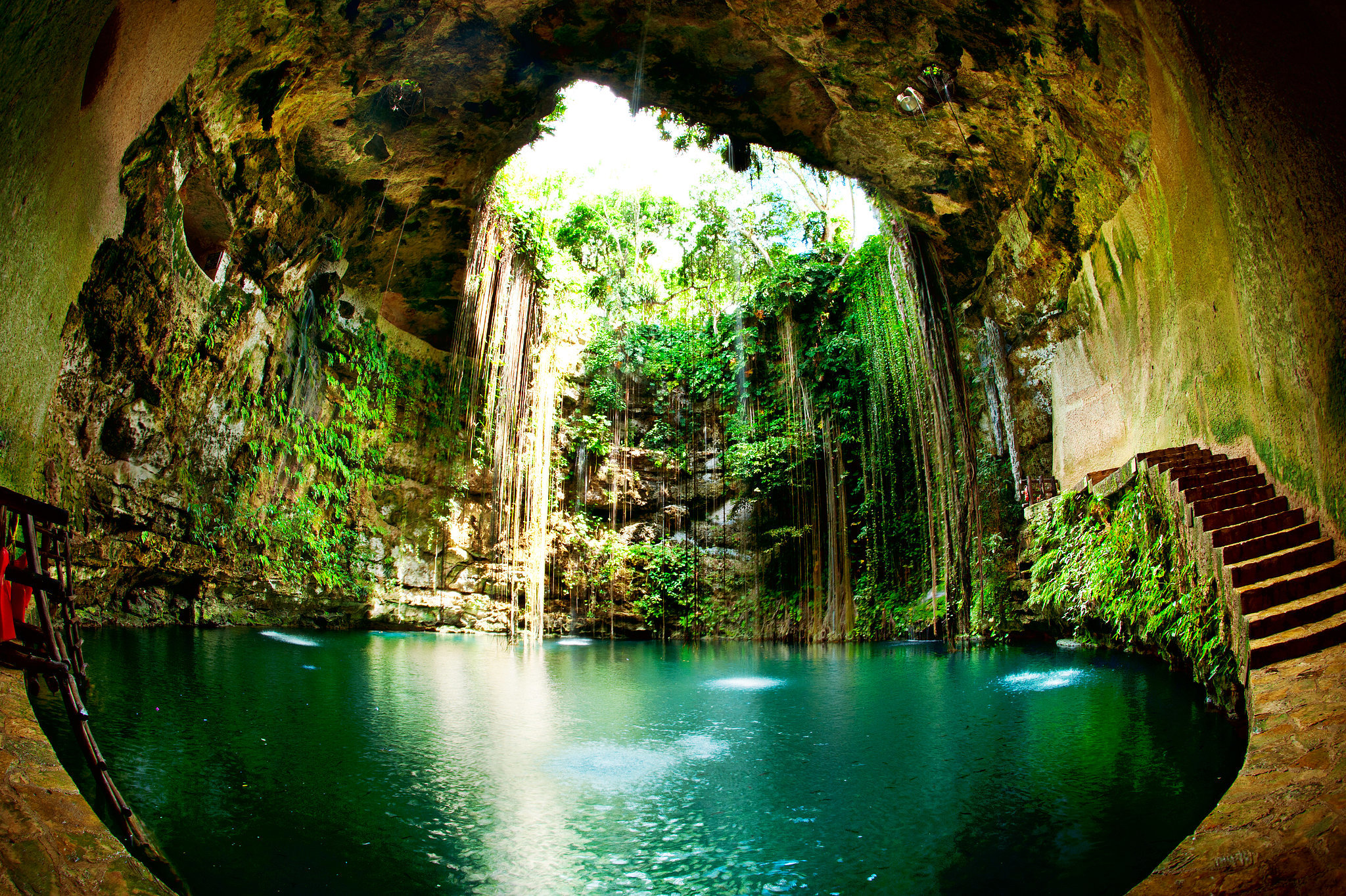 Ik Kil Cenote Mexico 83 Unreal Places You Thought Only Existed In Your Imagination Popsugar 3585