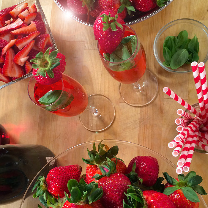 Strawberry Kir Royale Strawberry Kir Royale