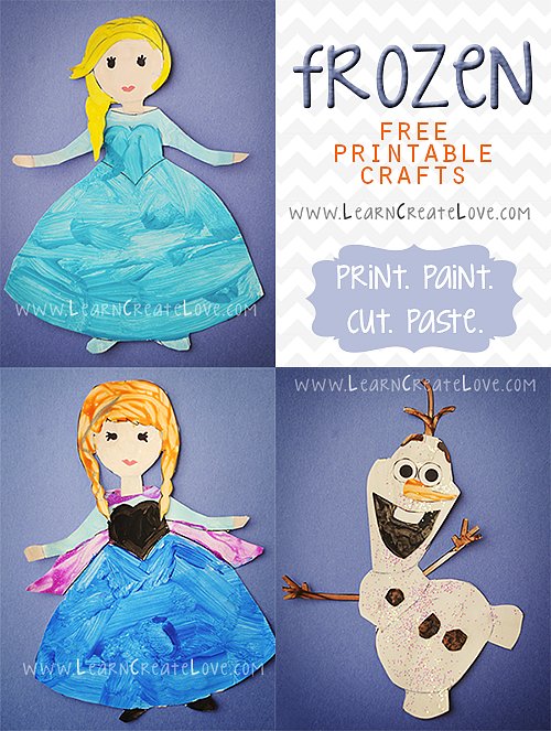 Printable Frozen Pals Printable Frozen Pals