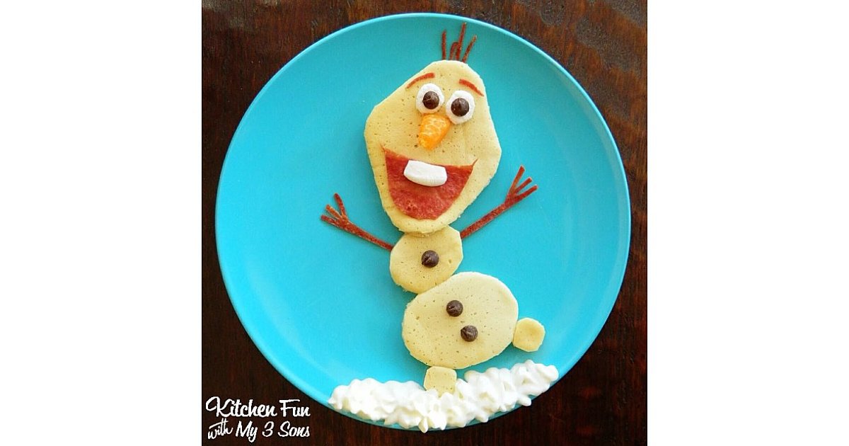 Sweet Snowman Bon Appétit! 61 Incredible Food Art Ideas For Kids
