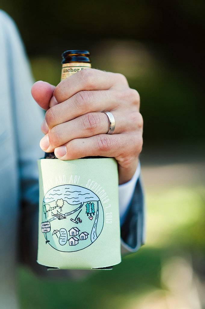 Camp Map Beer Koozies Camp Map Beer Koozies
