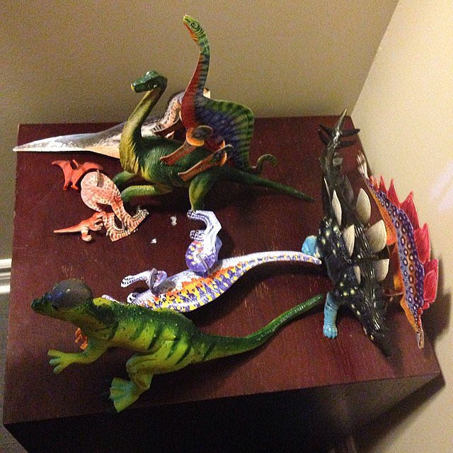 Dinosaur "Wrestling" Dinosaur "Wrestling"