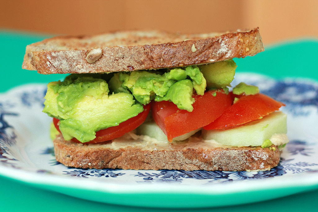 Hummus and Veggie Sandwich Hummus and Veggie Sandwich