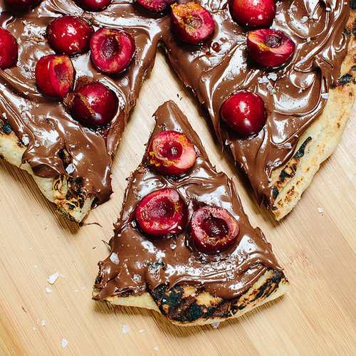 Grilled Cherry Pizza With Nutella and Bourbon-Infused Cherries Grilled Cherry Pizza With Nutella and Bourbon-Infused Cherries