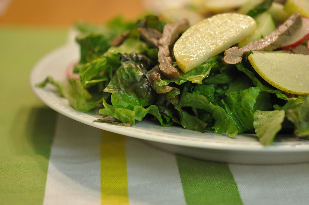 Apple Pear With Seasame Steak Salad Apple Pear With Seasame Steak Salad