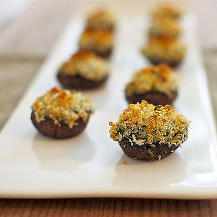 Spinach and Artichoke Stuffed Mushrooms Spinach and Artichoke Stuffed Mushrooms