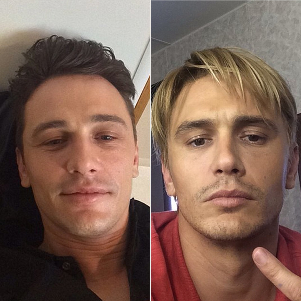 Does James look better as a brunet or blond? Does James look better as a brunet or blond?