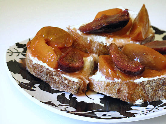 Roasted Apricots and Fig Tartines Roasted Apricots and Fig Tartines
