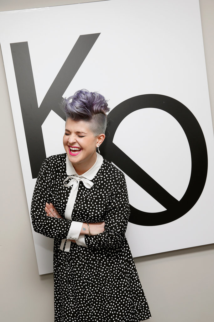 Kelly Osbourne let out a big laugh at an event for her debut clothing line, Stories, in NYC on Tuesday.
Kelly Osbourne let out a big laugh at an event for her debut clothing line, Stories, in NYC on Tuesday.