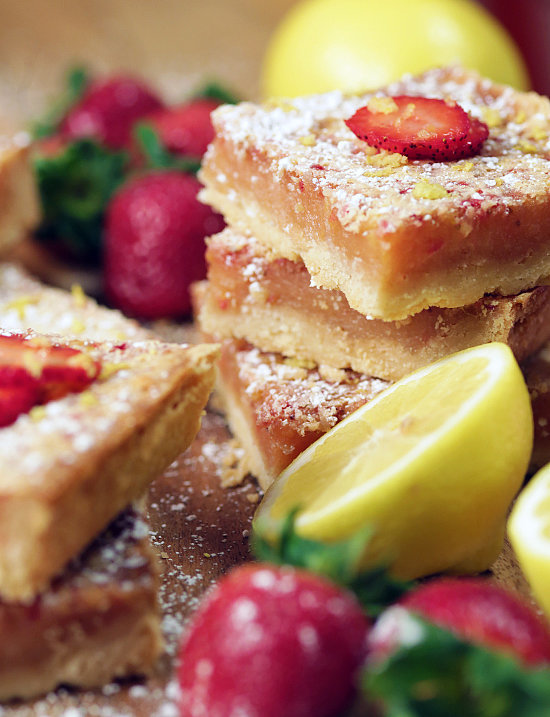 Strawberry-Lemon Bars Strawberry-Lemon Bars