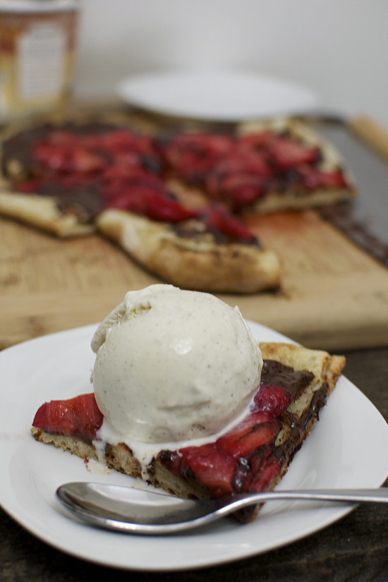Strawberry and Chocolate Grilled Pizza Strawberry and Chocolate Grilled Pizza
