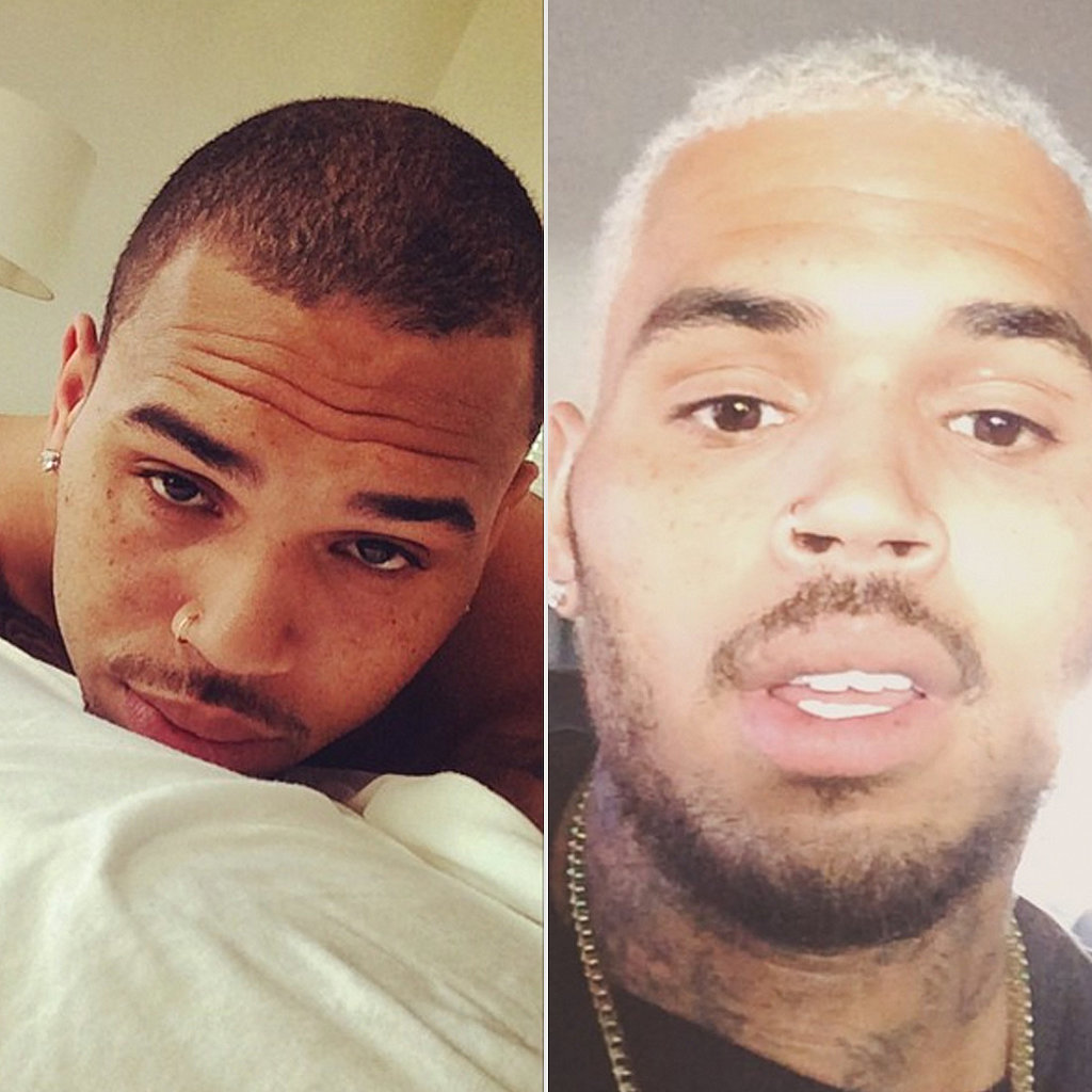 Does Chris look better as a blond or brunet? Does Chris look better as a blond or brunet?