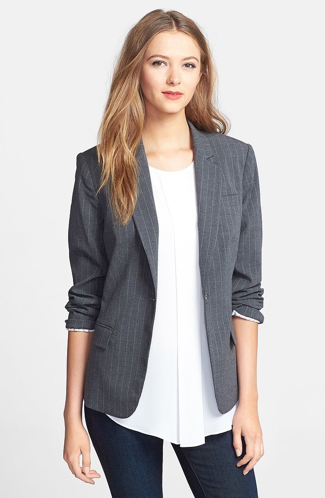 Vince Camuto One-Button Pinstripe Blazer Vince Camuto One-Button Pinstripe Blazer