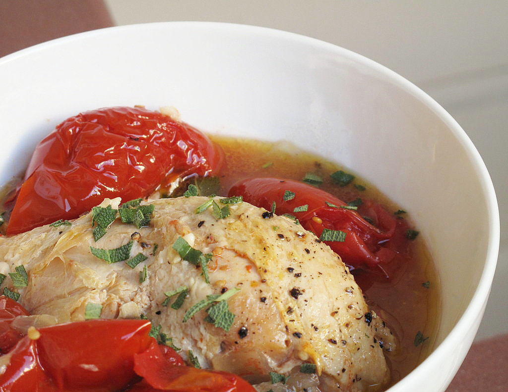Braised Chicken With Tomatoes Braised Chicken With Tomatoes