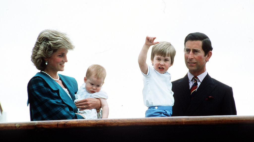 Harry didn't appear as interested in the crowd as his brother William when his family boarded the Royal Yacht Britannia in 1985.
Harry didn't appear as interested in the crowd as his brother William when his family boarded the Royal Yacht Britannia in 1985.