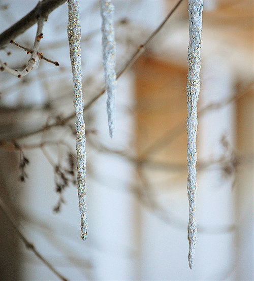 Glittery Foil Icicles Glittery Foil Icicles
