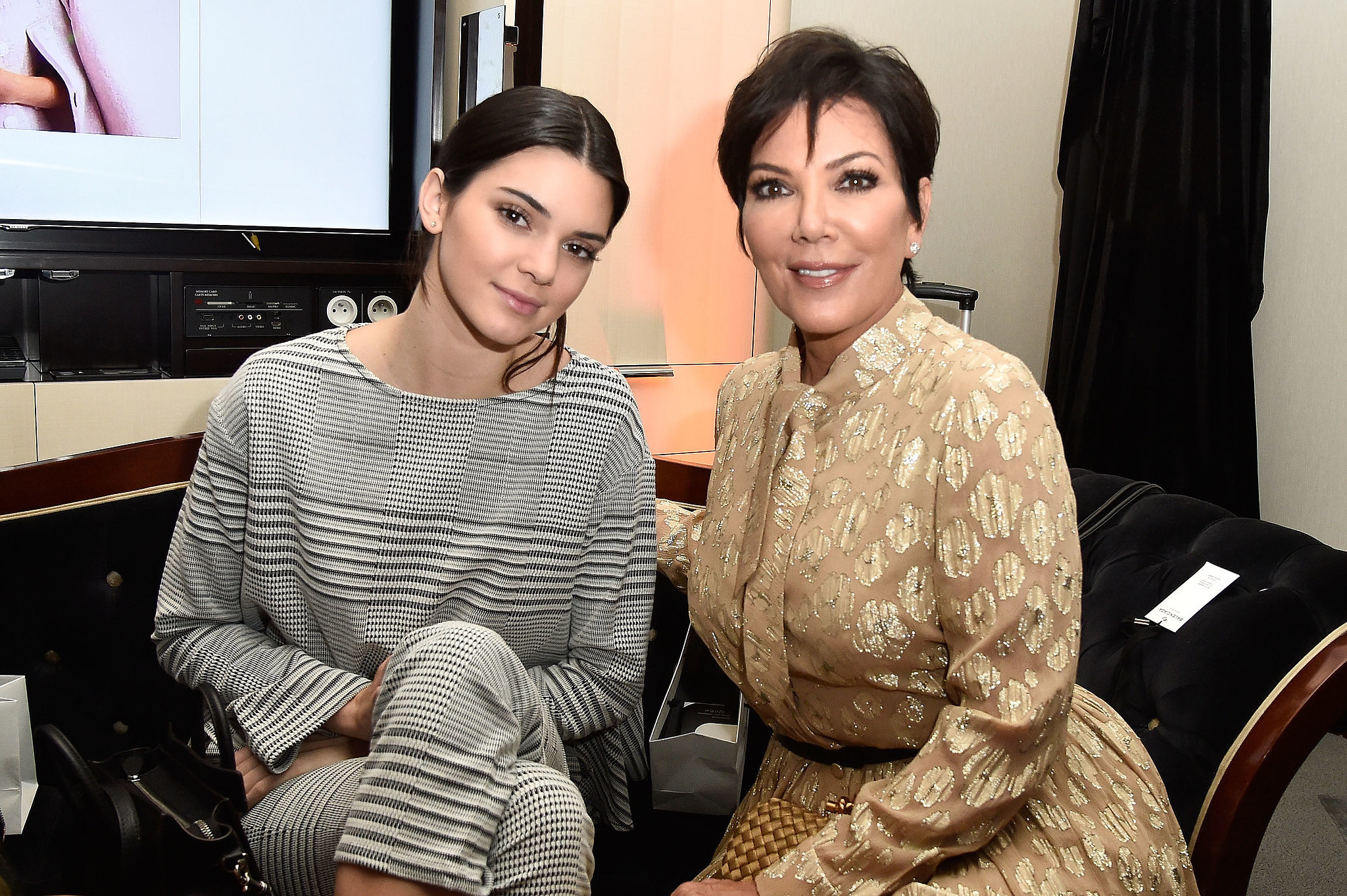 Kendall Jenner hung out with her mom Kris Jenner at the Fashion Can't