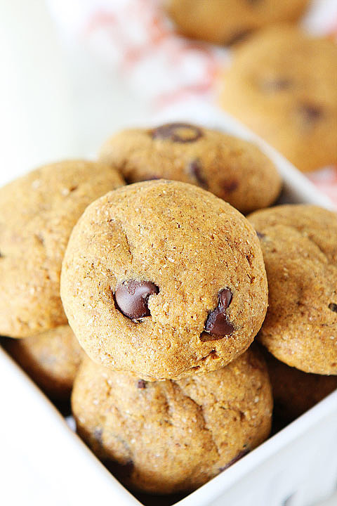 Vegan Pumpkin Chocolate Chip Cookies Vegan Pumpkin Chocolate Chip Cookies