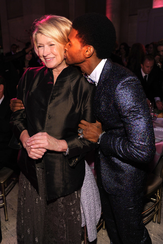 He smooched Martha Stewart at a charity event in October 2013.
He smooched Martha Stewart at a charity event in October 2013.