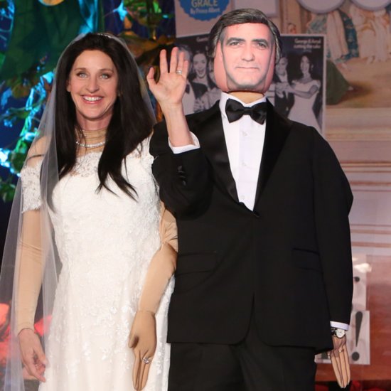 Ellen DeGeneres Amal Alamuddin Halloween Costume Ellen DeGeneres Amal Alamuddin Halloween Costume