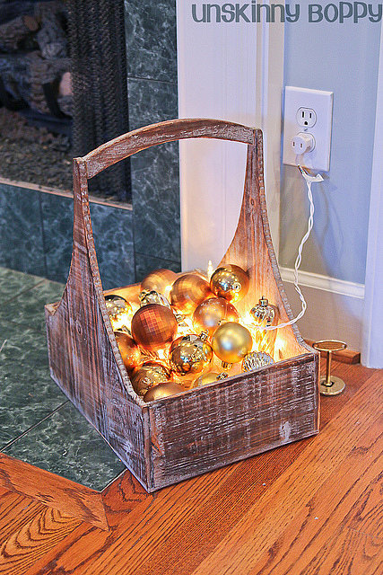 Christmas Ornament Basket