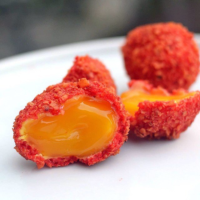 DoritosCrusted Sous Vide Egg Yolk These Are the Craziest Food