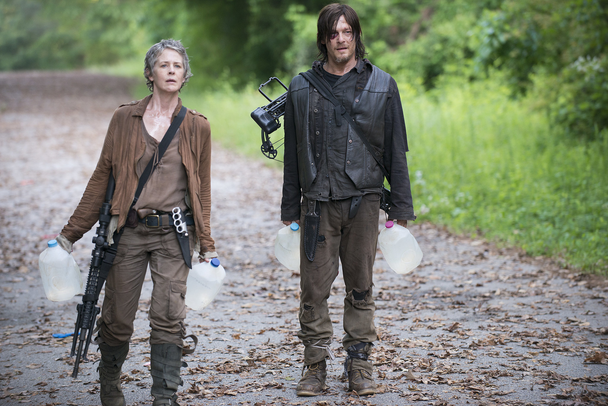 Carol and Daryl, The Walking Dead Who Has the Hottest Sexual Tension of 2014? POPSUGAR