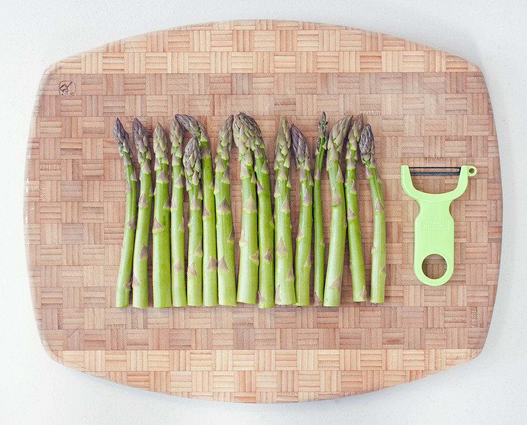 Shaving Asparagus Into Ribbons Shaving Asparagus Into Ribbons