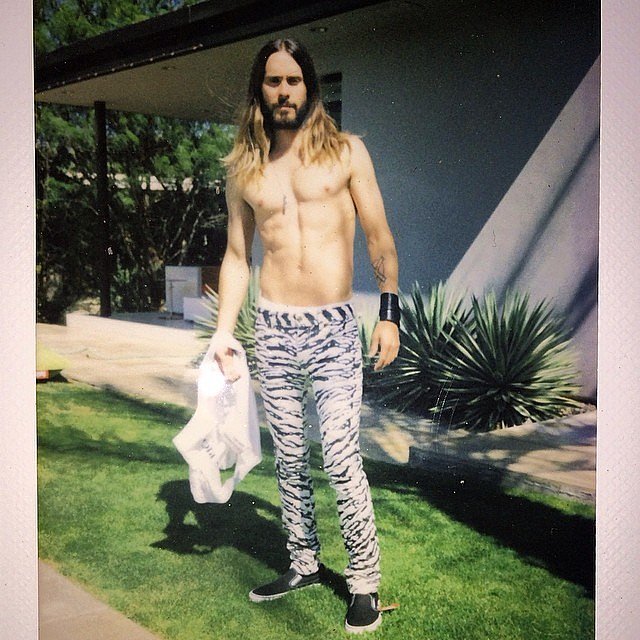 He can rock a pair of zebra-print pants like it's nobody's business.