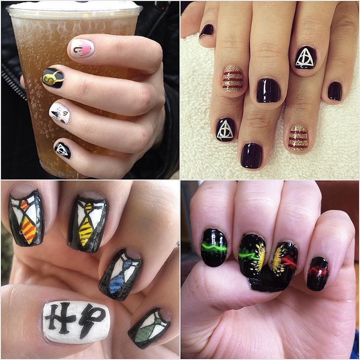 Harry Potter Nail Art Ideas Popsugar Beauty 5565