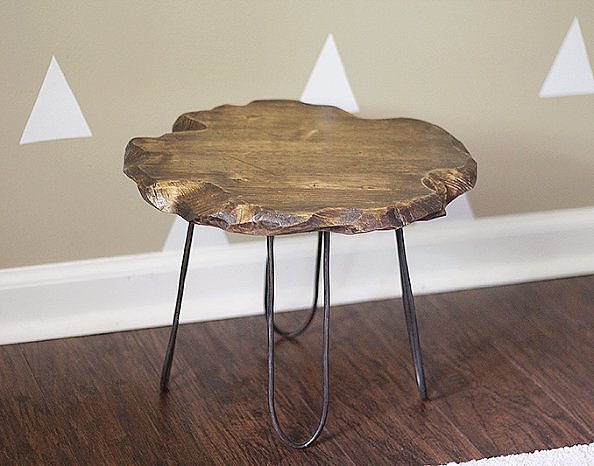 This stylish hairpin stool is actually a $5 DIY.
This stylish hairpin stool is actually a $5 DIY.