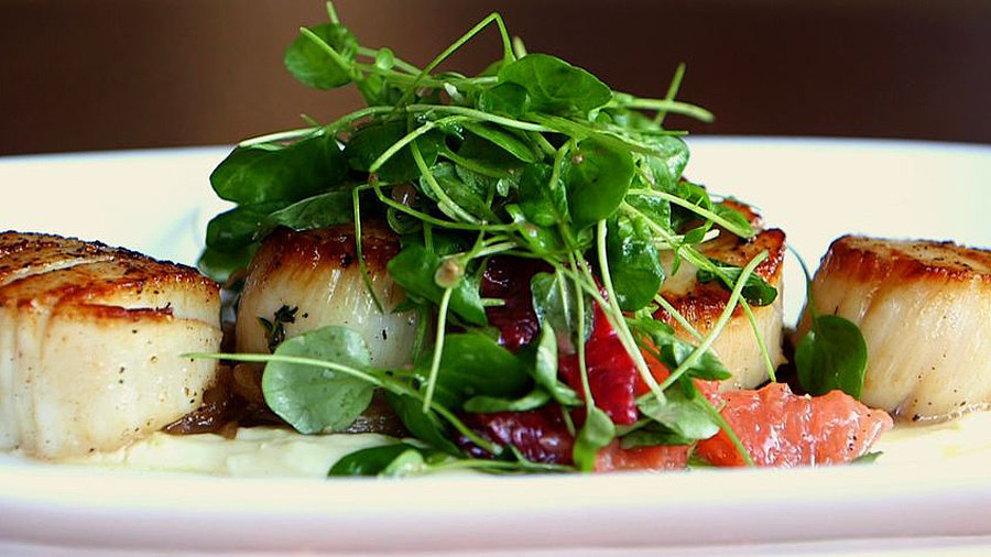 Seared Scallops With Parsnip Puree Seared Scallops With Parsnip Puree