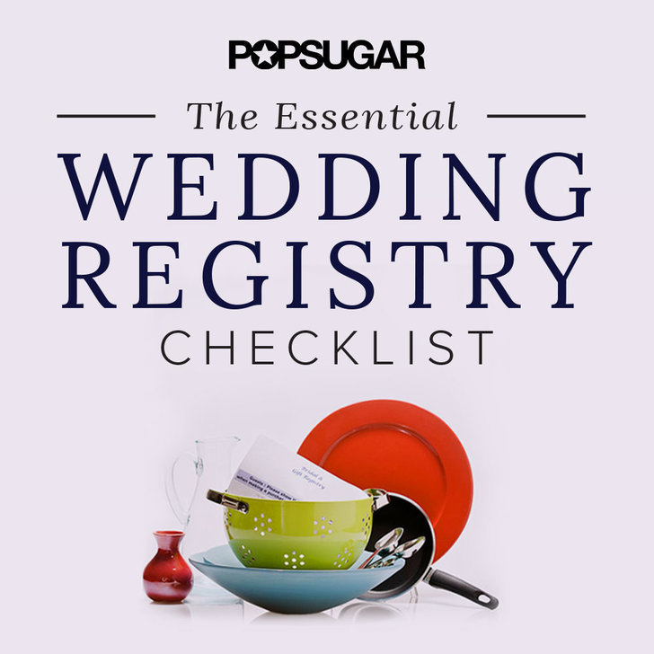wedding registry checklist pdf