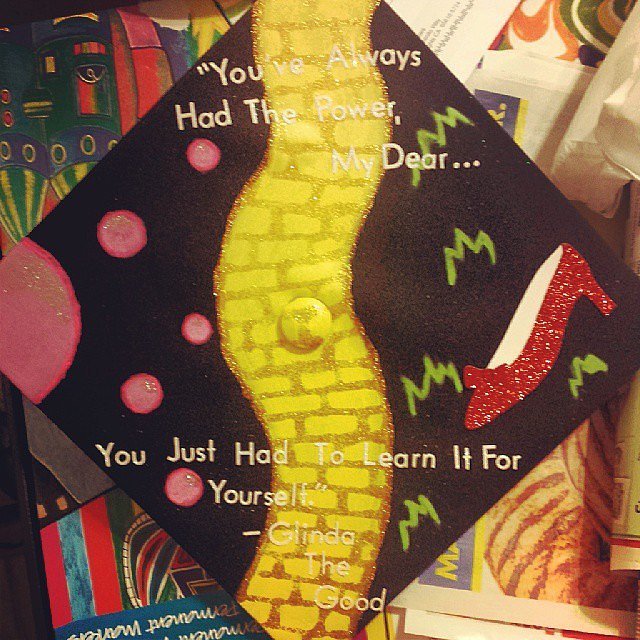 Inspired By The Wonderful Wizard Of Oz 55 Creative Ways To Decorate Your Graduation Cap