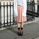 How to Wear a Below-the-Knee Skirt