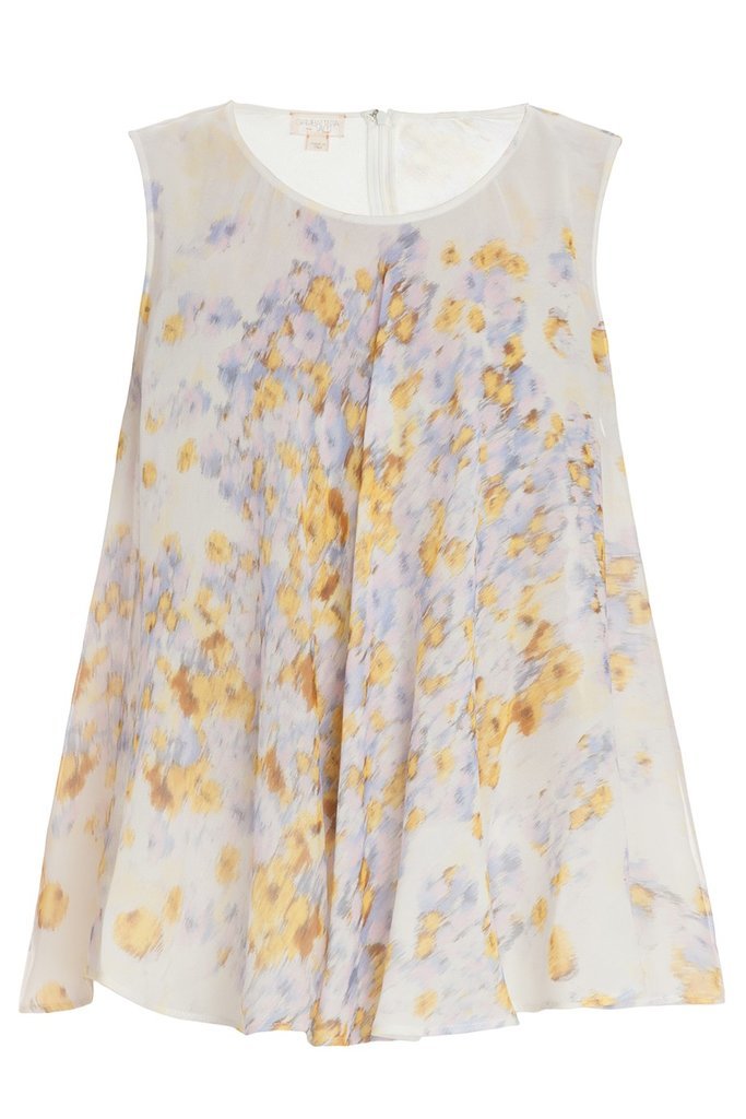 George Clooney on location: Money Monster NYC April 18, 2015 Giambattista-Valli-Floral-Trapeze-Top-1126