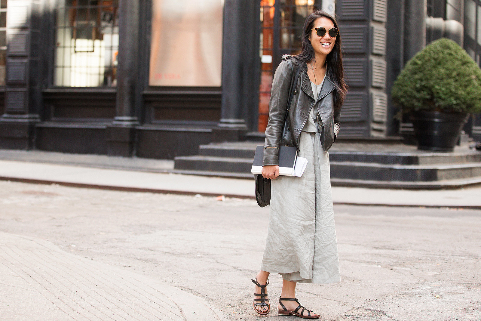 The best accessory is always a smile. 150+ Street Style Looks You'll Want to Copy