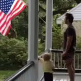 Chris Pratt Doing Pledge Allegiance