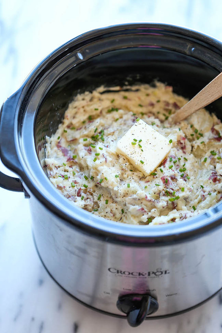 Slow-Cooker Garlic Mashed Potatoes | 20 Slow-Cooker Side Dishes You ...