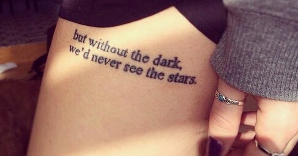 Quote Tattoos POPSUGAR Smart Living Quote Tattoos POPSUGAR Smart Living