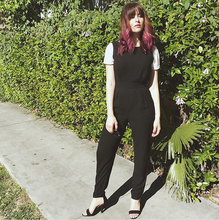A Jumpsuit With a Tee Underneath and Heels 40 LastMinute Outfit