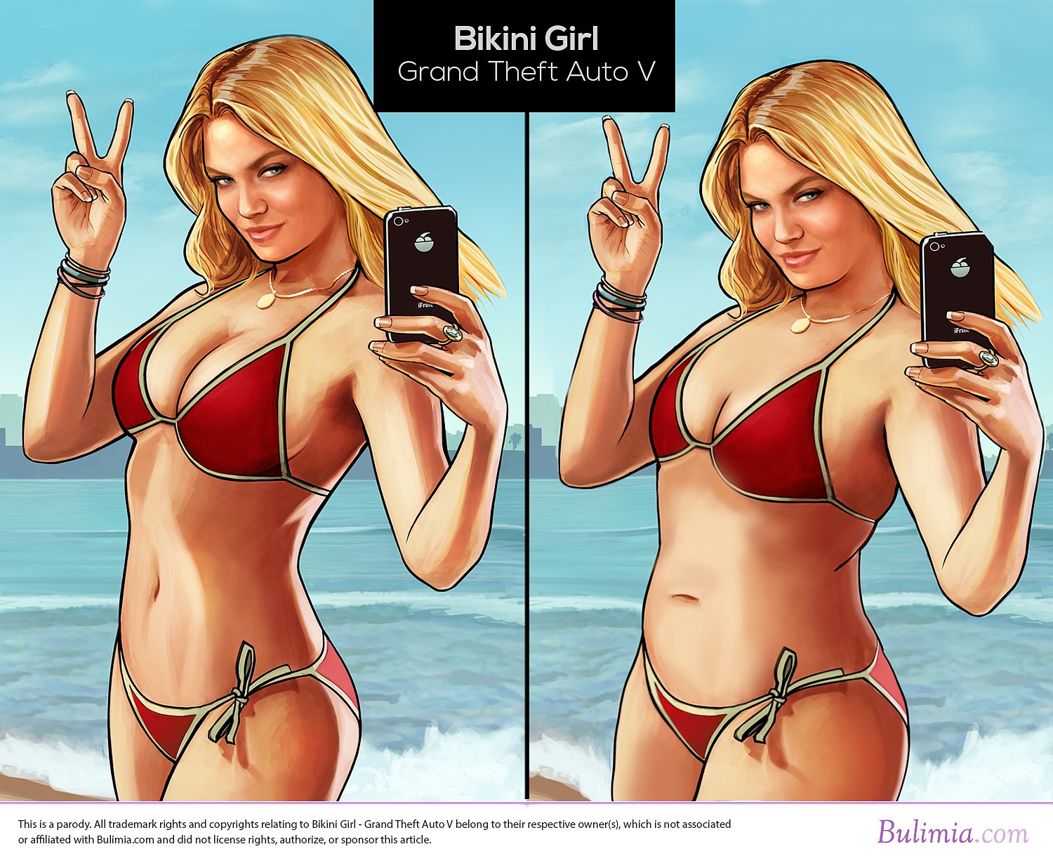 Bikini Girl Grand Theft Auto V What It Would Look Like If The Women