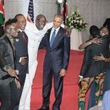 President Obama Dances With Kenyan
